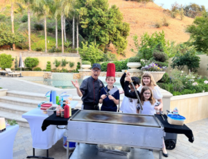 Hibachi Teppanyaki Catering Orange County Ventura County LA County Long Beach California shadow hills 